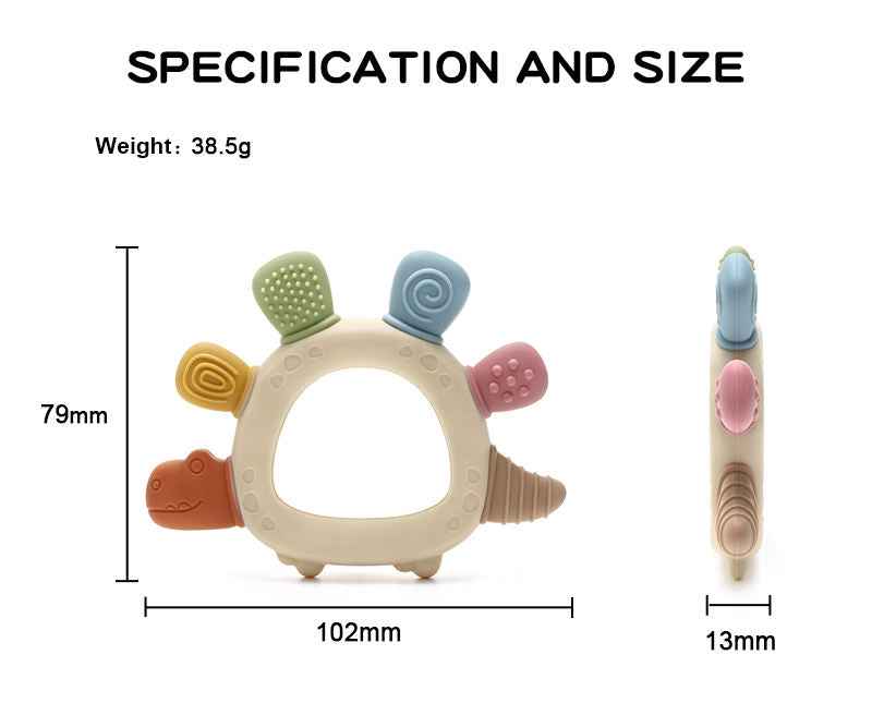 Baby Soothing Teething Baby Teethers Chew Toy Food Grade Silicone