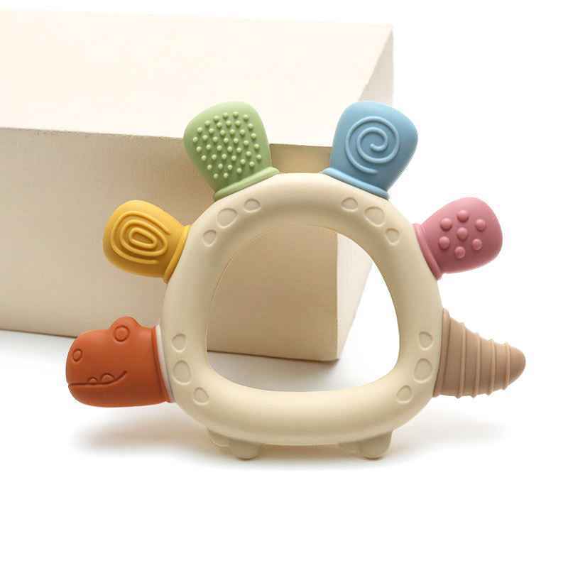 3-Pack Silicone Baby Teethers | BPA-Free Teething Toys Bundle
