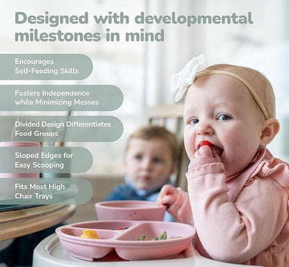Feeding Set BPA Free - 10 pcs Silicone Baby Set